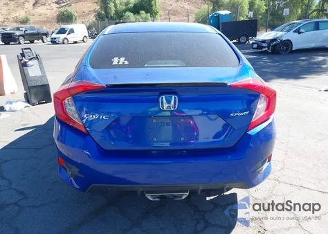 2020 Honda Civic Sport из США, поврежденный, VIN 19XFC2F88LE202929